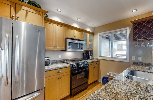 Big White Ski Resort Condo | Ski-In/Out Two-Story Condo w/Free WiFi, Balcony, Private Hot Tub, Gas Fireplace
