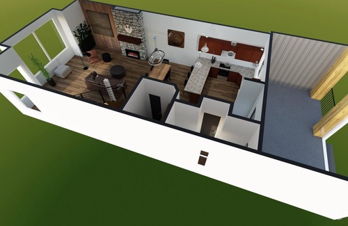 Snow Pine Estates Apartment | The Bear Cave-Brand New w/Amazing Views & Hot Tub