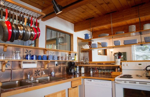 Juan de Fuca Electoral Area House | Waterfront home with jaw-dropping views, easy beach access, hot tub