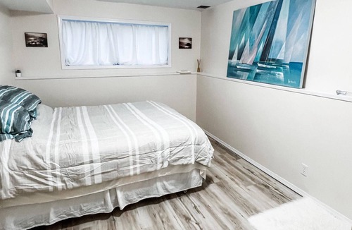Markerville House | 1 block from the beach, cool & cozy 2 bedroom vacation home- basement suite.