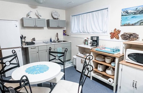 Markerville House | 1 block from the beach, cool & cozy 2 bedroom vacation home- basement suite.