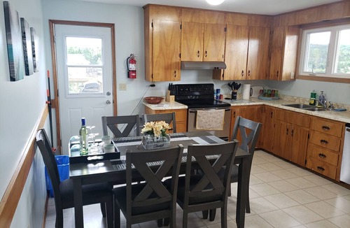 Tangier House | 100 Wild Islands Oceanfront Home with hot tub and Kayaks