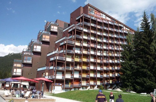 Arc-1800 Apartment | 100m from resort center, 6th floor, view firs, balcony, tv, 25m², Les Arcs