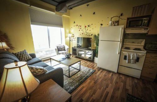 Downtown Edmonton Apartment | 2 Full Beds, Rogers Place Downtown Central, Memorable 1 Bedroom Condo