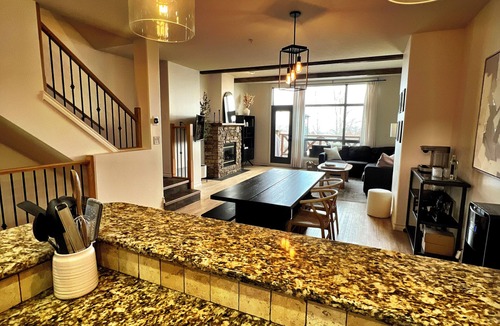 East Kootenay Condo | 3BR: Ski, Golf, Bike, Hot Tub, Views & Soak
