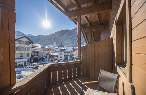 San Vigilio Apartment | Apartment "Rosalpina 1" in the Middle of the Ski Area with Mountain View, Wi-Fi & Balcony