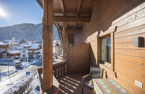San Vigilio Apartment | Apartment "Rosalpina 1" in the Middle of the Ski Area with Mountain View, Wi-Fi & Balcony