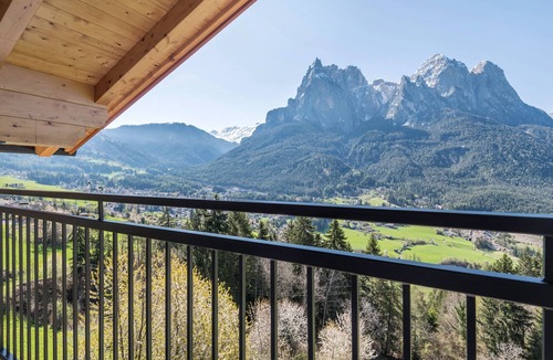 Siusi Apartment | Apartment 'Thusnelda B' with Mountain View, Balcony & Wi-Fi