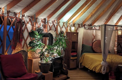 Botsford House | Beachfront Yurt.Just you and the Beach!