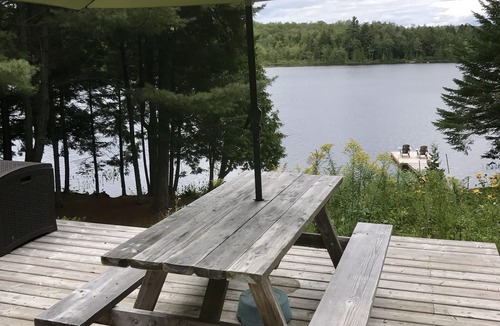Wentworth Cottage | Beautiful lakefront cottage, 1 hour north of Montreal