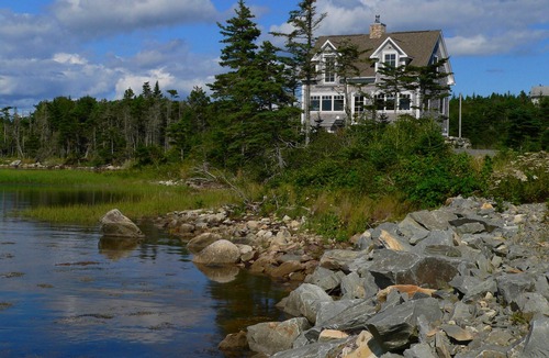 Halifax County Cottage | Beautiful post & beam oceanfront cottage on it's own private peninsula paradise