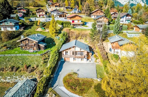Ovronnaz House | Beautiful private villa for 8 guests with WIFI, TV, terrace and panoramic view