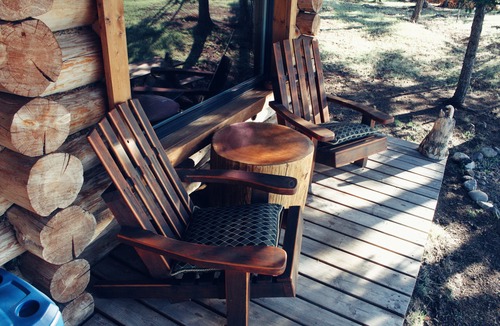 Cariboo Chilcotin Coast Cabin | Beautiful, waterfront Log Cabin on very private, ranch. Relax Off-grid!