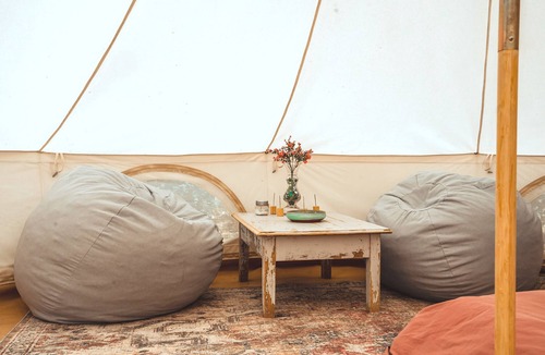 Unorganized Centre Parry Sound RV Rental | Boho Bell Tent: BLISS IN THE FOREST