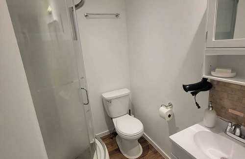 Edmundston Apartment | Bright 1 bedroom apartment close to highway, wifi, netflix, prime, free parking