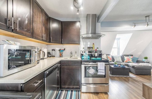 Centretown West Apartment | Bright and Stylish 1BR - Rooftop Deck - Downtown