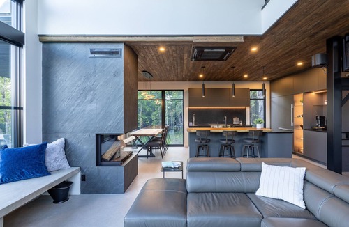 Petite-Riviere-Saint-Francois Ski Chalet | Expérience Om du Massif: Ski, Spa, Sauna, Piscine Vue Imprenable sur le Fleuve