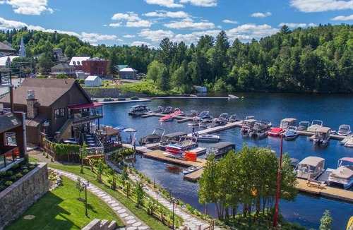 Sainte-Marguerite-du-Lac-Masson Apartment | The Viking Resort & Marina is a resort located in the Laurentians region.