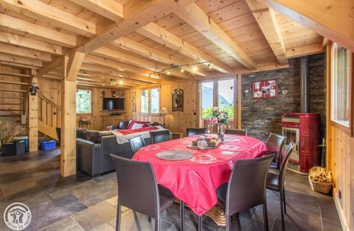 Les Houches Ski Chalet | chalet 4*SPA TOUT CONFORT lit fait serviette de bain vue sur toute la chaine