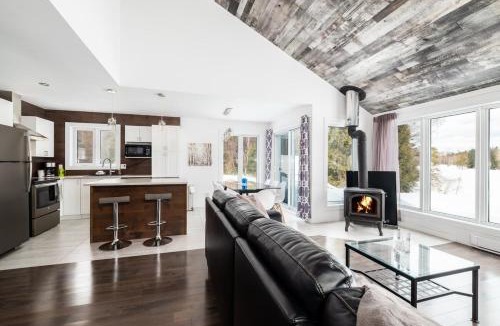 Entrelacs Ski Chalet | Chalet Bouleau, Spa, Lac, foyer