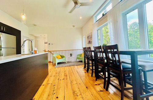 Notre-Dame-de-la-Merci Ski Chalet | Chalet Olac, waterfront and spa