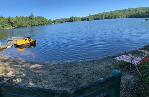La Minerve Ski Chalet | Chalet Tranquility Laurentians waterfront +SPA