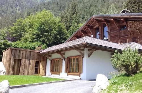 Chamonix City Centre Ski Chalet | Character cottage with terrace and garden overlooking Mont Blanc and Chamonix