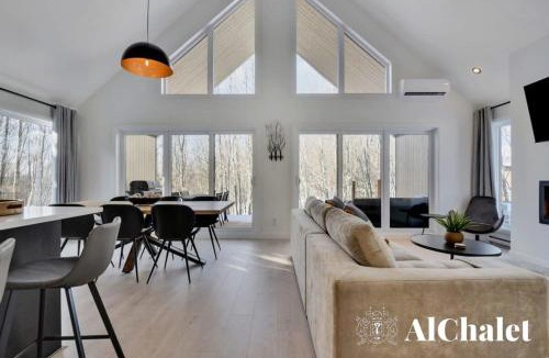 Pont-Rouge Ski Chalet | Charmant Boisé - Nature spa et sauna