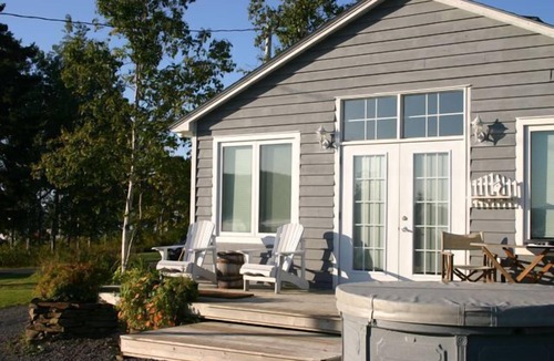 Baddeck Cottage | Charming Modern Cottage with water views and private Spa. Quiet Coastal Location