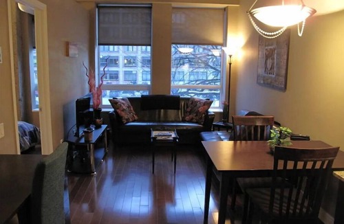International District Condo | Chic Luxury Downtown Condo with Pool & Garage !n