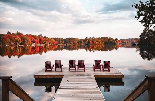 Scotia Cottage | Cottage 2 at Algonquin Woods cottage resort on beautiful Clear Lake