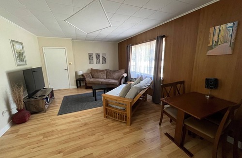 Duncan House | Cozy rustic 50's home located on a campground beside the Famous Cowichan River.