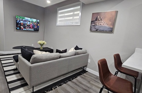 Northwest Edmonton House | Cozy Suite: Private and peaceful 2 bedroom basement suite with keyless entry