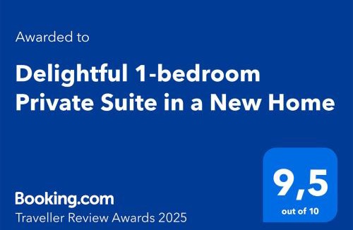 Northwest Calgary House | Delightful 1-bedroom Private Suite in a New Home