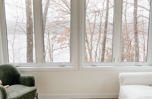 Marmora and Lake Cottage | Designer waterfront, south facing cabin on deep clean lake.