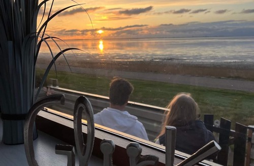 Westerland Ski Chalet | Direkter Blick Auf´s Wattenmeer - Natur Pur! - Watt´n Glück Huisje -