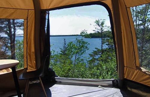 Walkerville Cabin | Dome Yurt On The Ocean and Private Beach, free Wifi