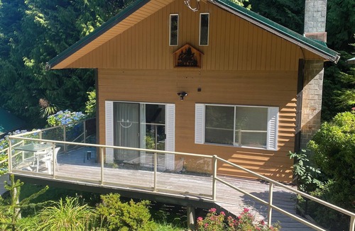 Bamfield Cabin | Entire cottage in Bamfield, oceanfront property Hilltop cabin with dock.