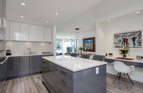 Downtown Victoria Condo | Escher Escape - Art-filled retreat with work desk nestled in the heart of downtown Victoria!