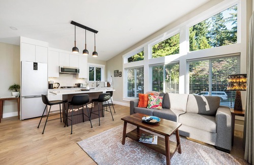 Crescent Beach Apartment | Executive Suite! Luxurious space w/private deck. Stroll to shops & restaurants.