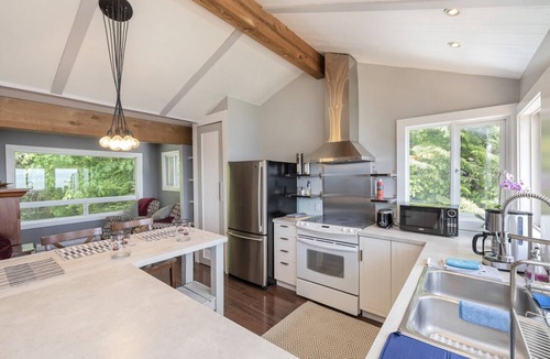 Otter Point House | Family-friendly Beach House with Private Beach; ocean minutes outside the door!