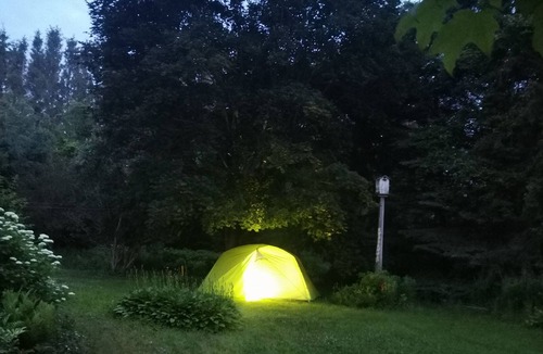 Grafton RV Rental | Furnished Tent Near Toronto, Bug Proof, Shared Full Bath, Near Lake