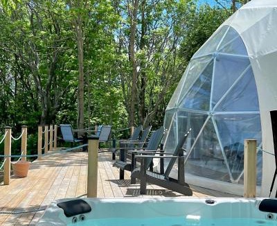Grand Manan Island Villa | Geodome water view stay on Grand Manan Island