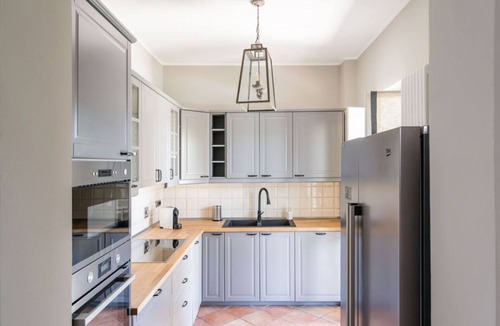Vignale Monferrato Apartment | GuestHost - Elegant and spacious villa perfect for accommodating up to 12 guests is located in the center of Vignale in the heart of Monferrato area, nominated a UNESCO World Heritage Site in 2014. The house is equipped with every comfort: WiFi, air cond