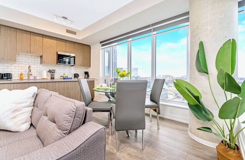 Kitchener Apartment | High Rise Condo w Balcony & Breathtaking Views