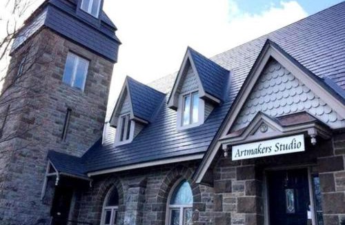 Port Elmsley Apartment | Historic Gothic Stone Church Home and Studio Loft