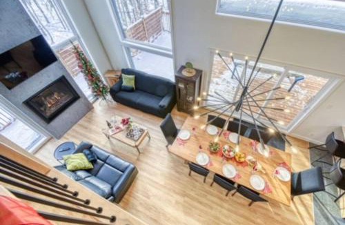 Amherst Ski Chalet | Kanata Tremblant Modern Rustic Chalet Private Spa