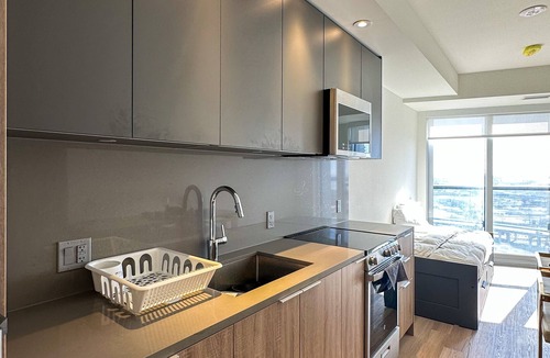 West Don Lands Apartment | Lake View New Elegant & Spacious Condo at Distillery District, Gym, Pool, Cowork