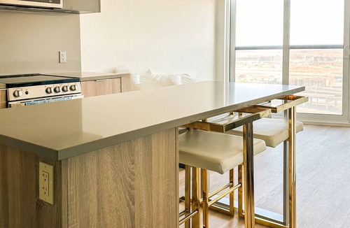 West Don Lands Apartment | Lake View New Elegant & Spacious Condo at Distillery District, Gym, Pool, Cowork