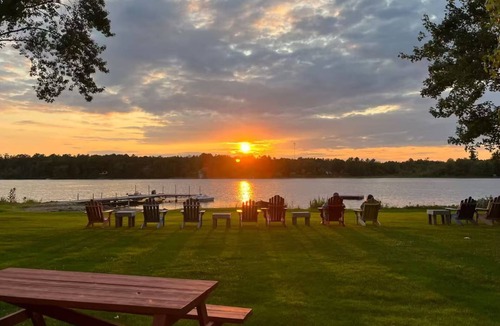 Lakefield Ski Chalet | Lakefront Cabin with Boat Beach and Swimming